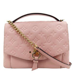 Louis Vuitton  Blanche BB Empreinte Leather Shoulder Bag Rose Poudre